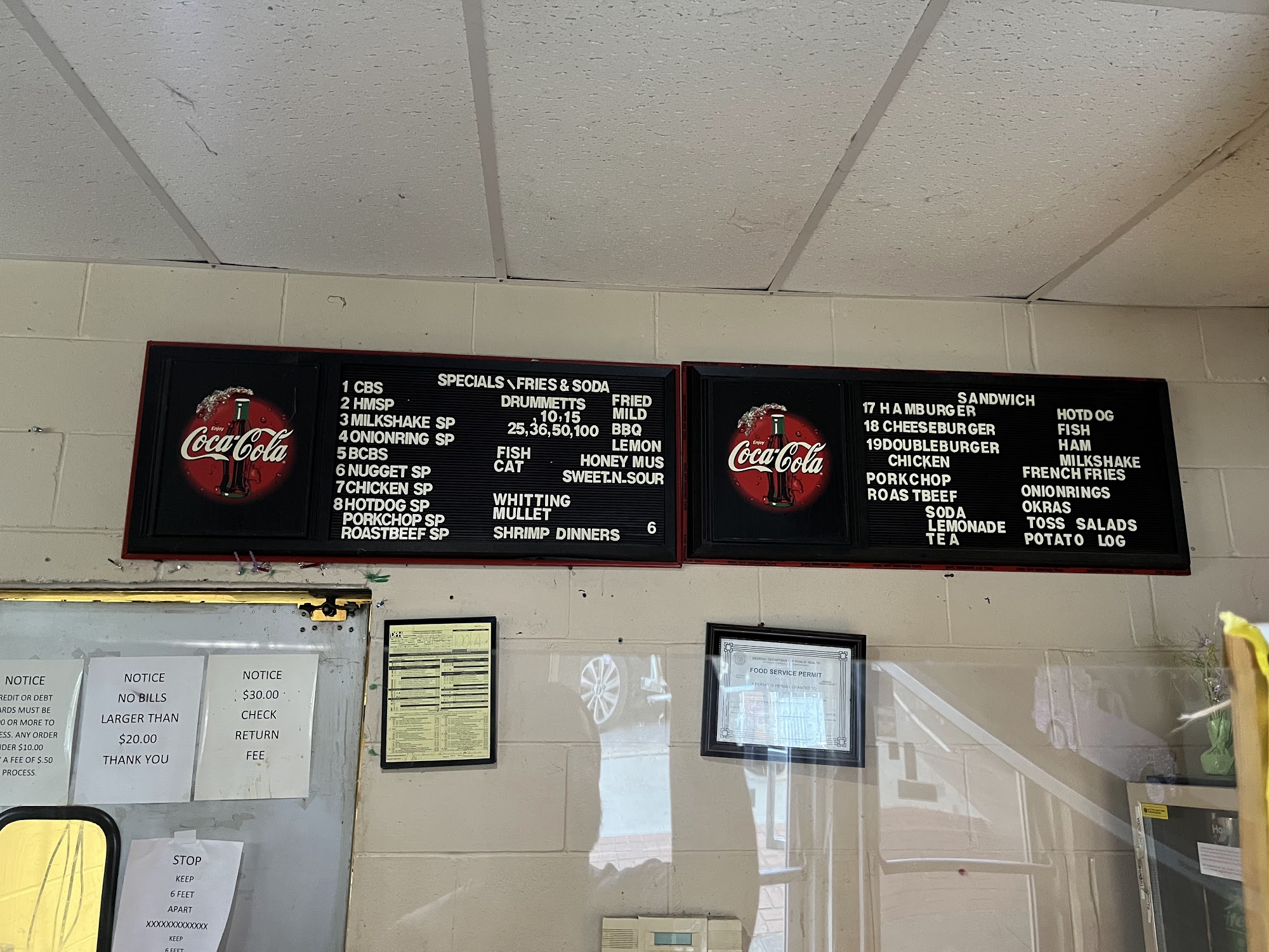 Hargrove Theatre & Snack Bar Menu