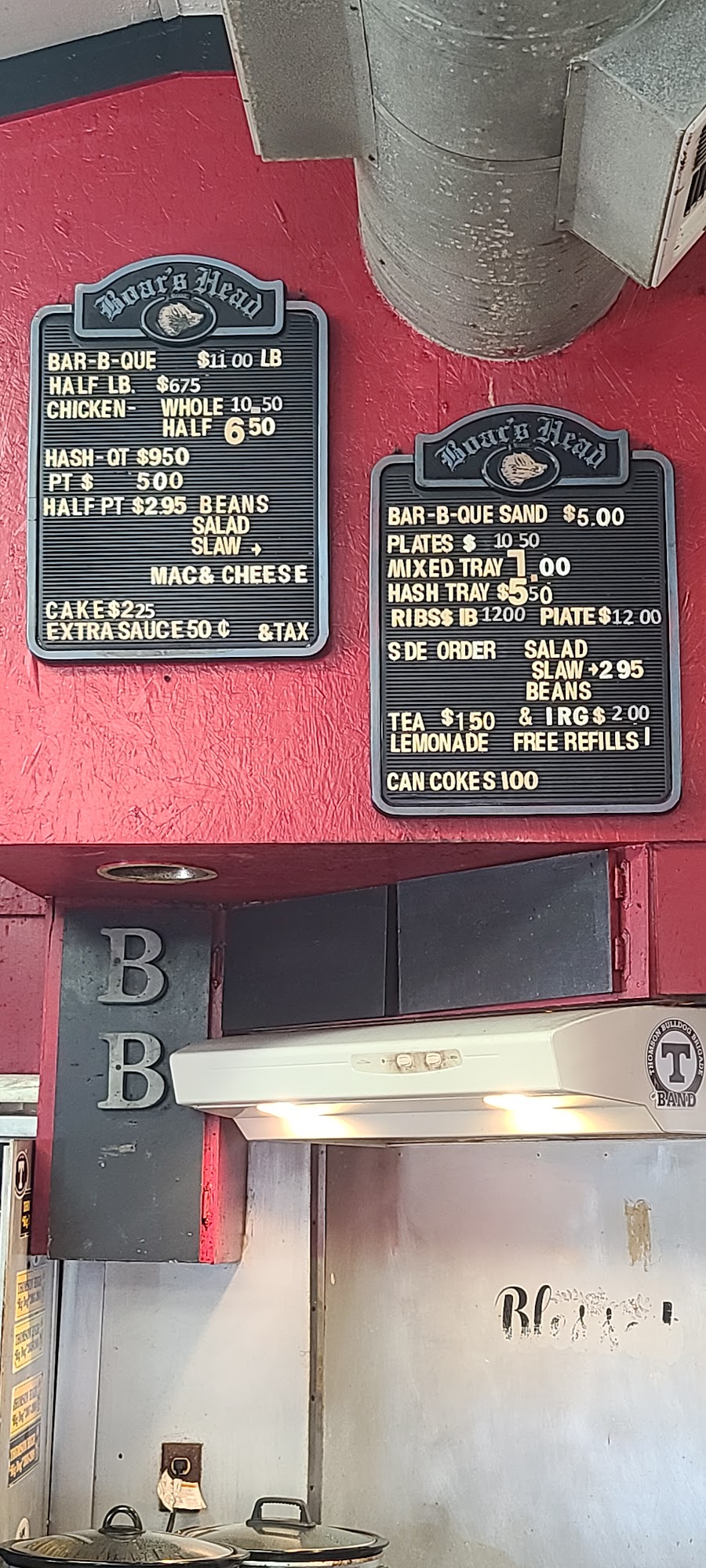 Neal's Bar-B-Que Menu