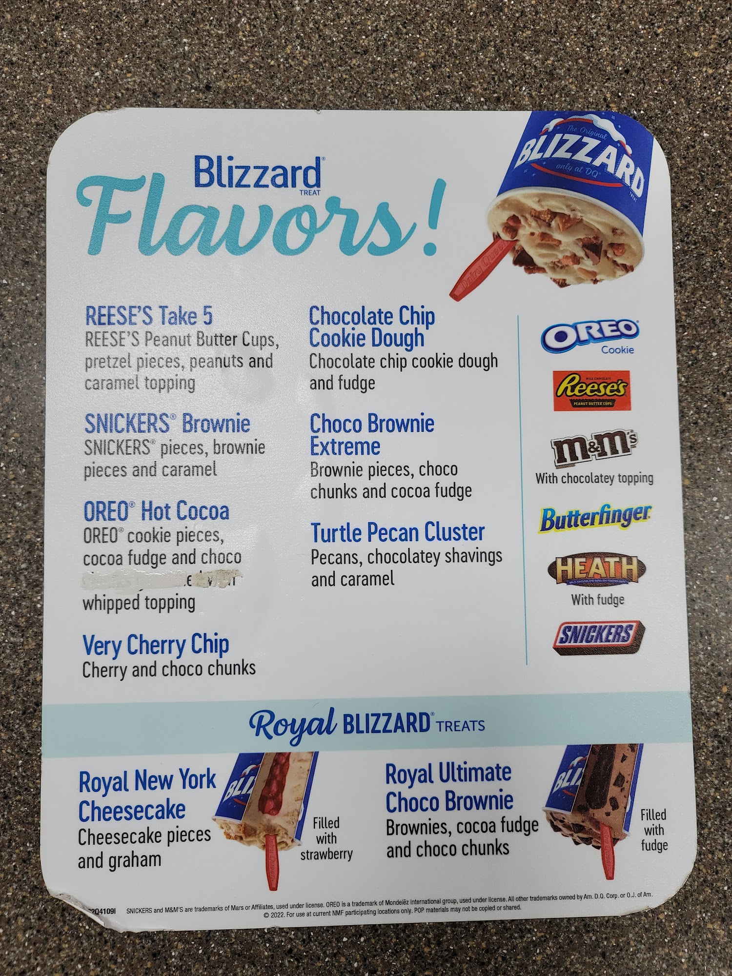 Dairy Queen Grill & Chill Menu