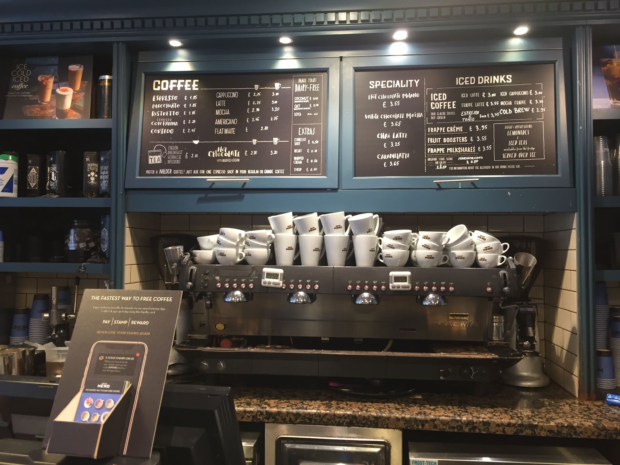 Caffè Nero Menu