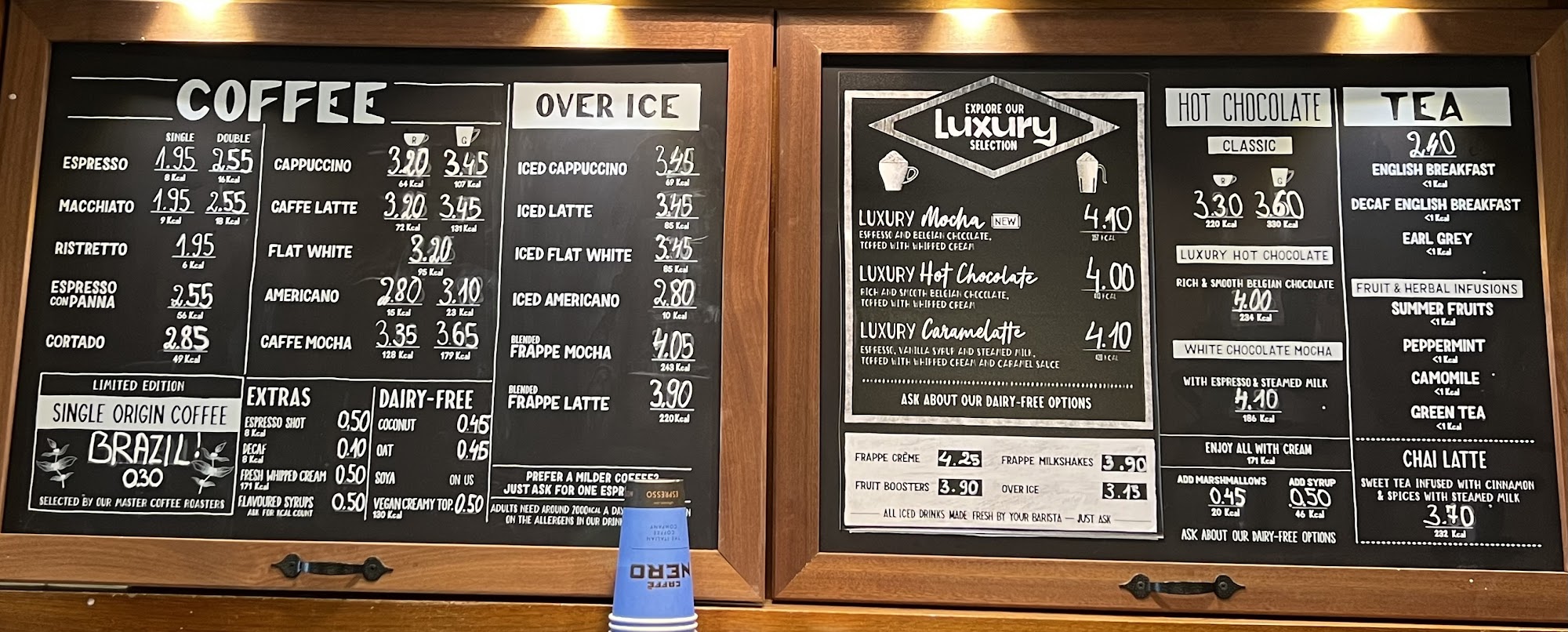 Caffè Nero Menu
