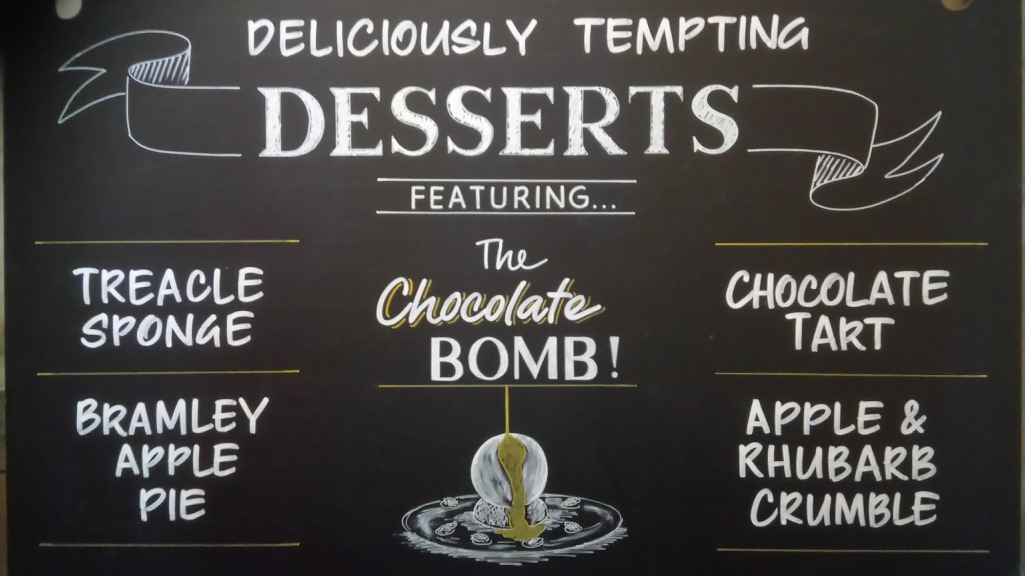 The Earl Haig Menu
