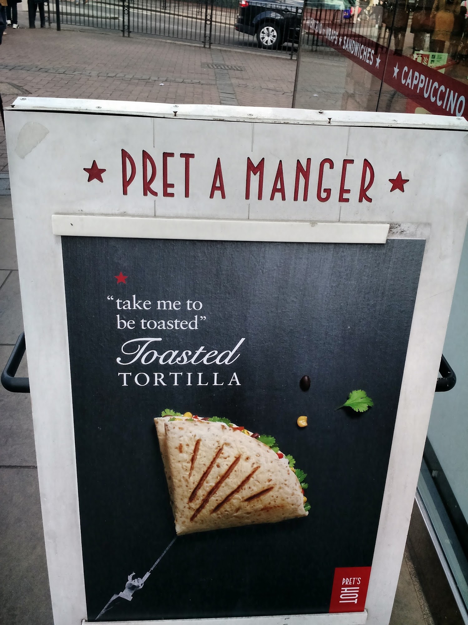 Pret A Manger Menu