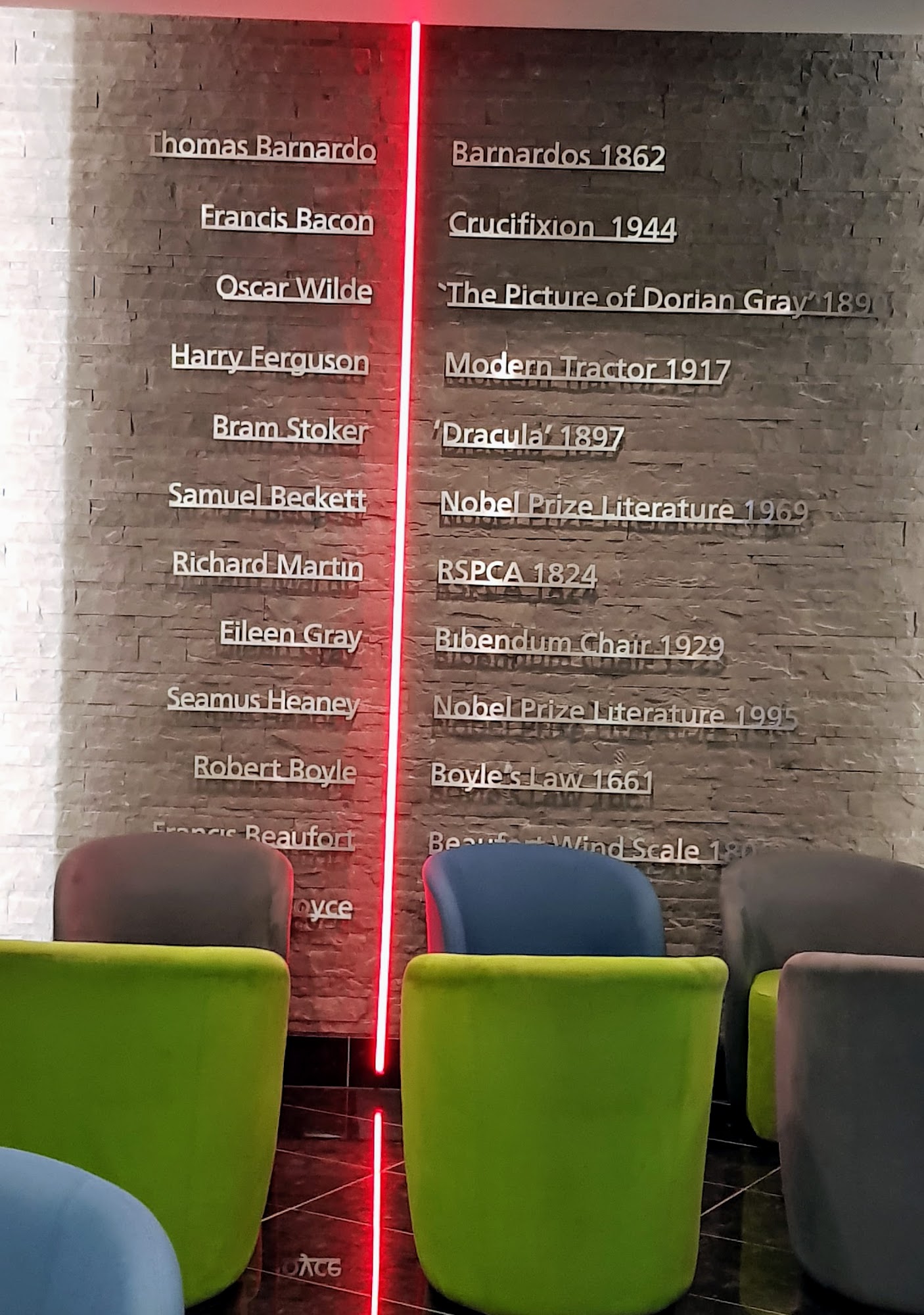 Aer Lingus Gold Circle Lounge Menu