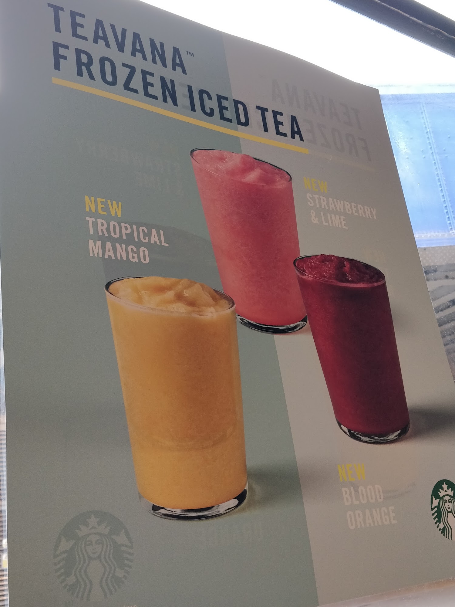 Starbucks Coffee Menu