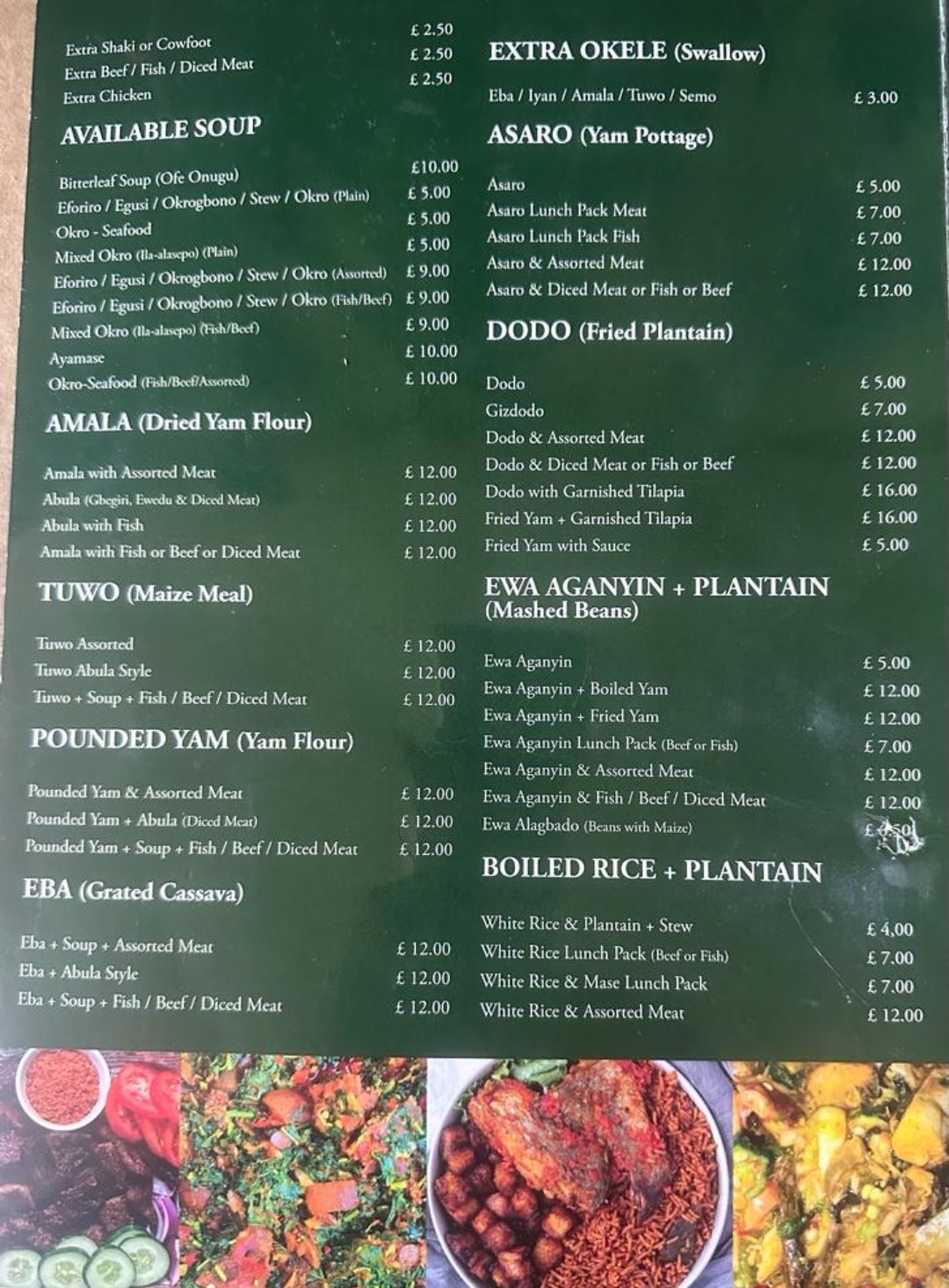 De Quilox Lounge & Bar Menu