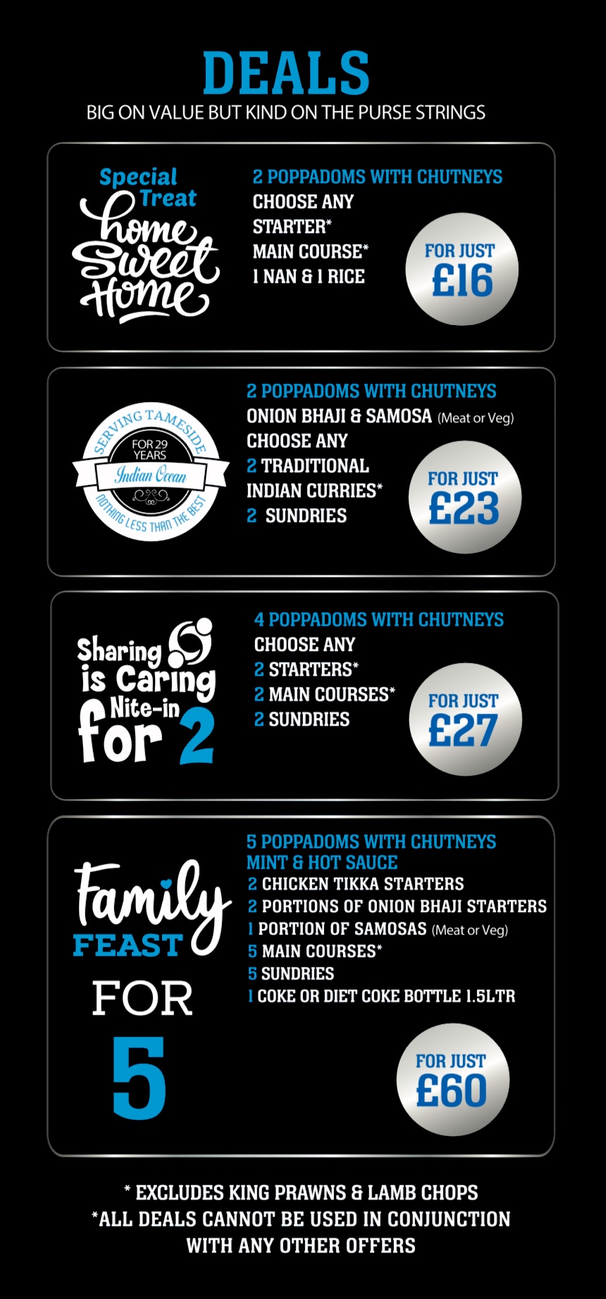 Indian Ocean Kitchen Menu