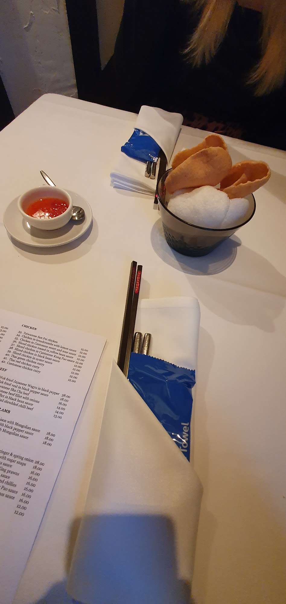 Straw Hat Oriental Menu