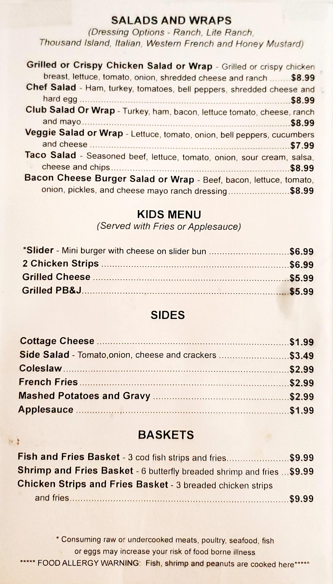 Cantril Fox Den, Cantril Menu, Reviews (41), Photos (13) Restaurantji