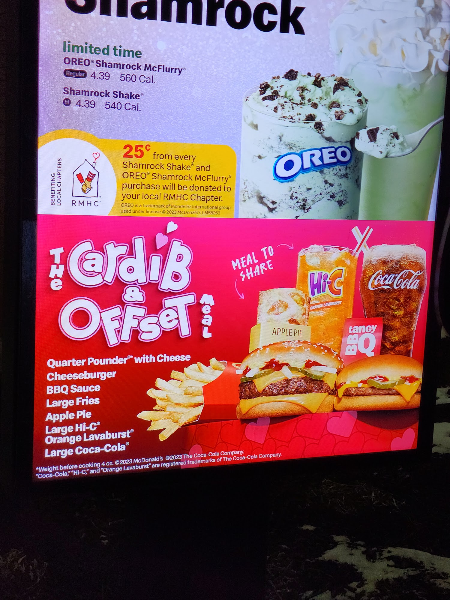 McDonald's Menu