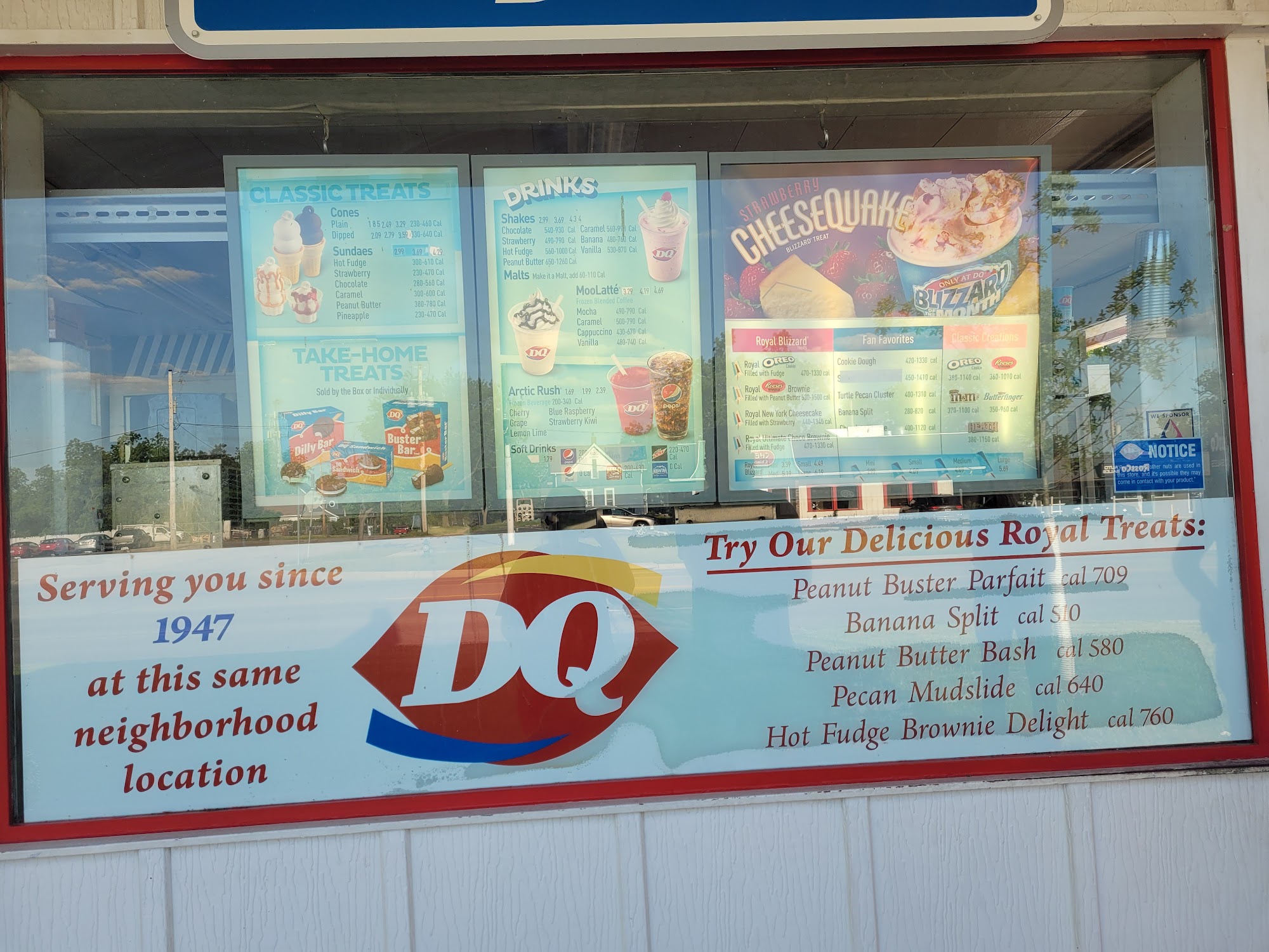 Dairy Queen (Treat) Menu