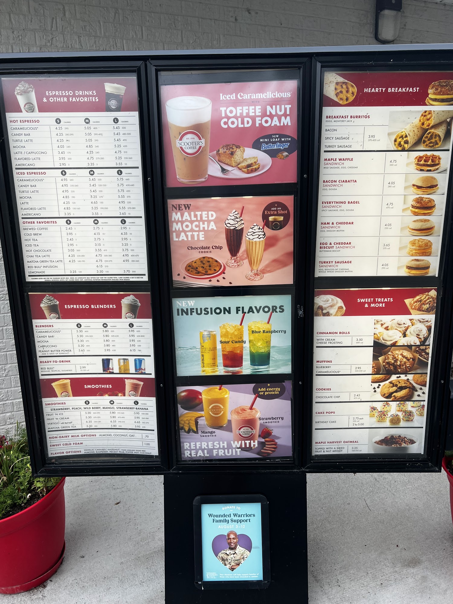 Scooter's Coffee Menu