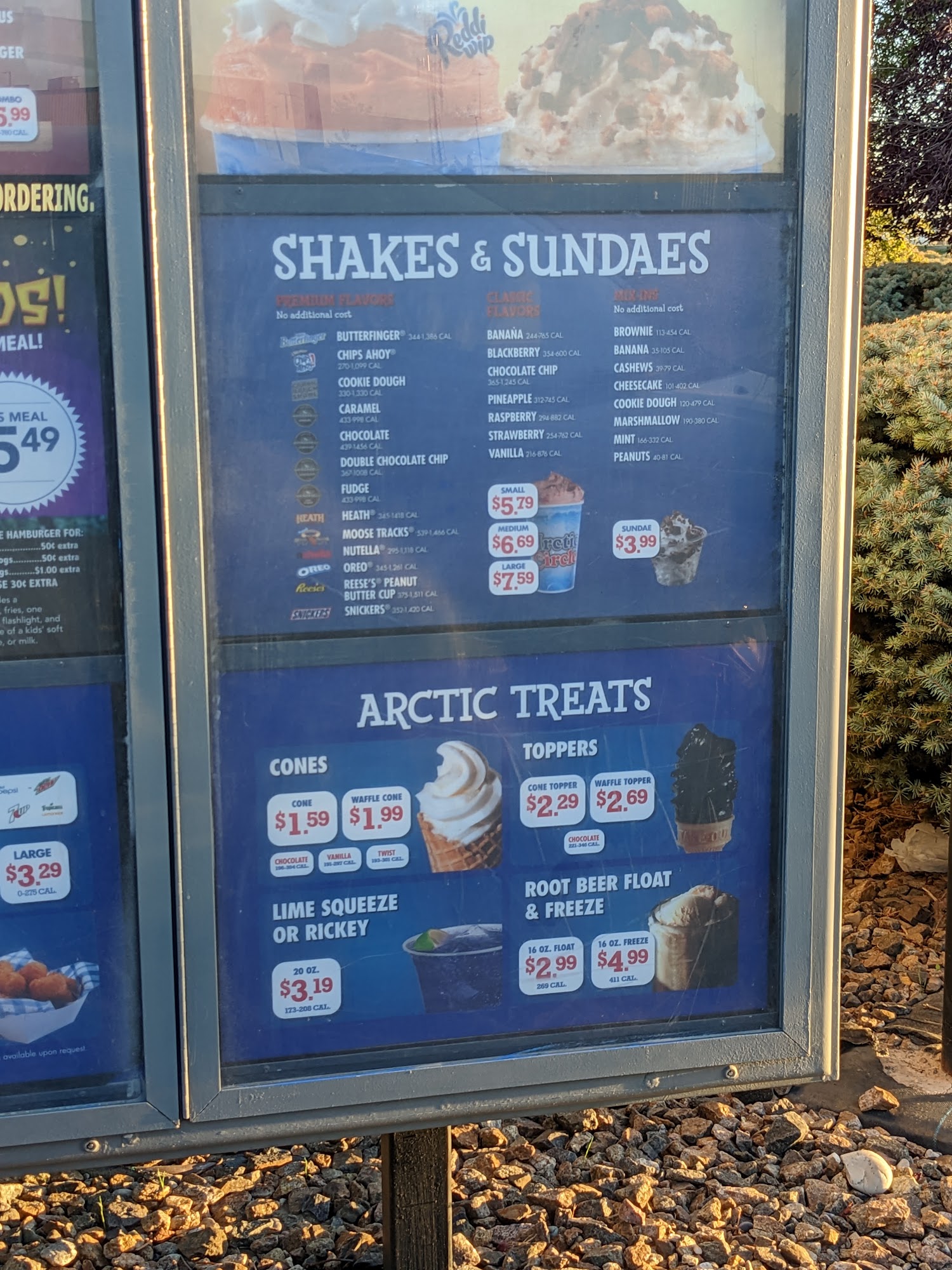 Arctic Circle Menu