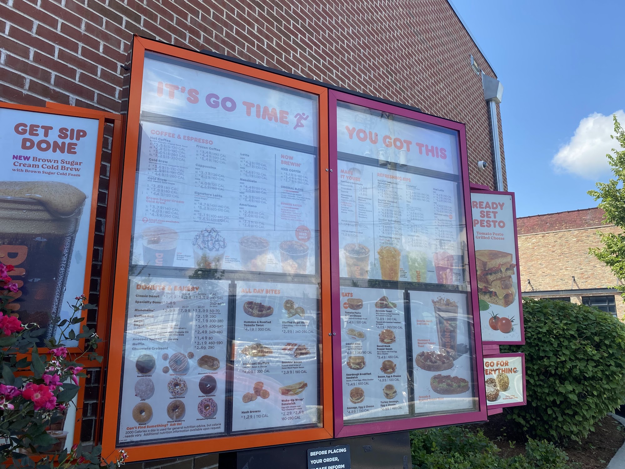 Dunkin' Menu