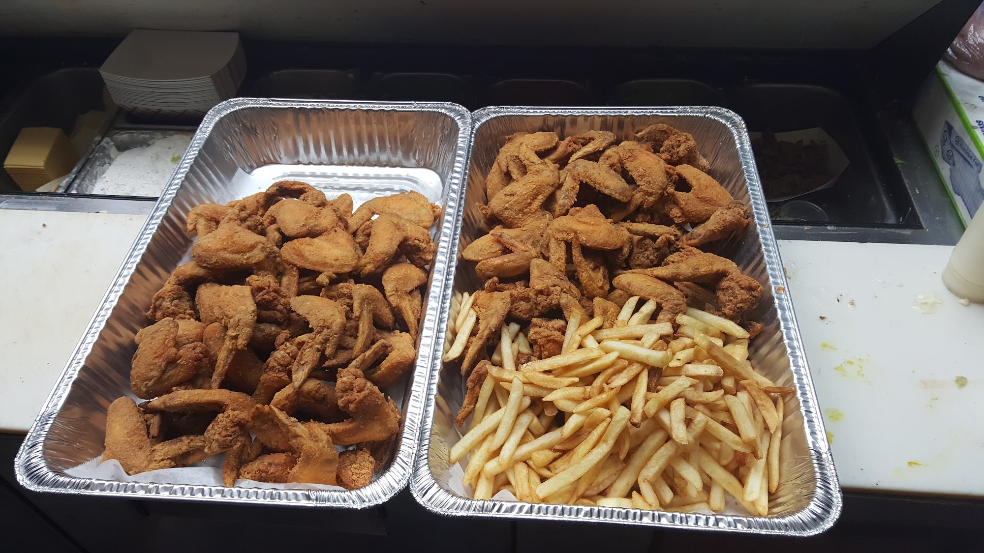 Goldy fish and chicken