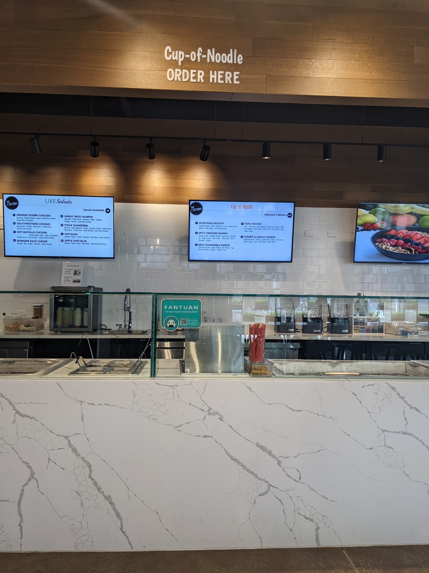 Cup Of Noodle Menu