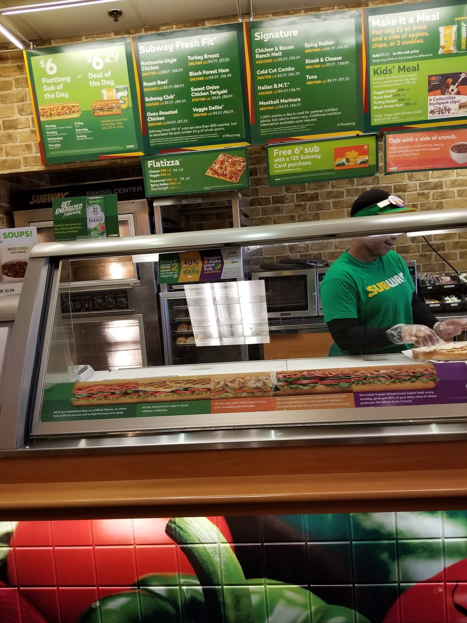 Subway Menu