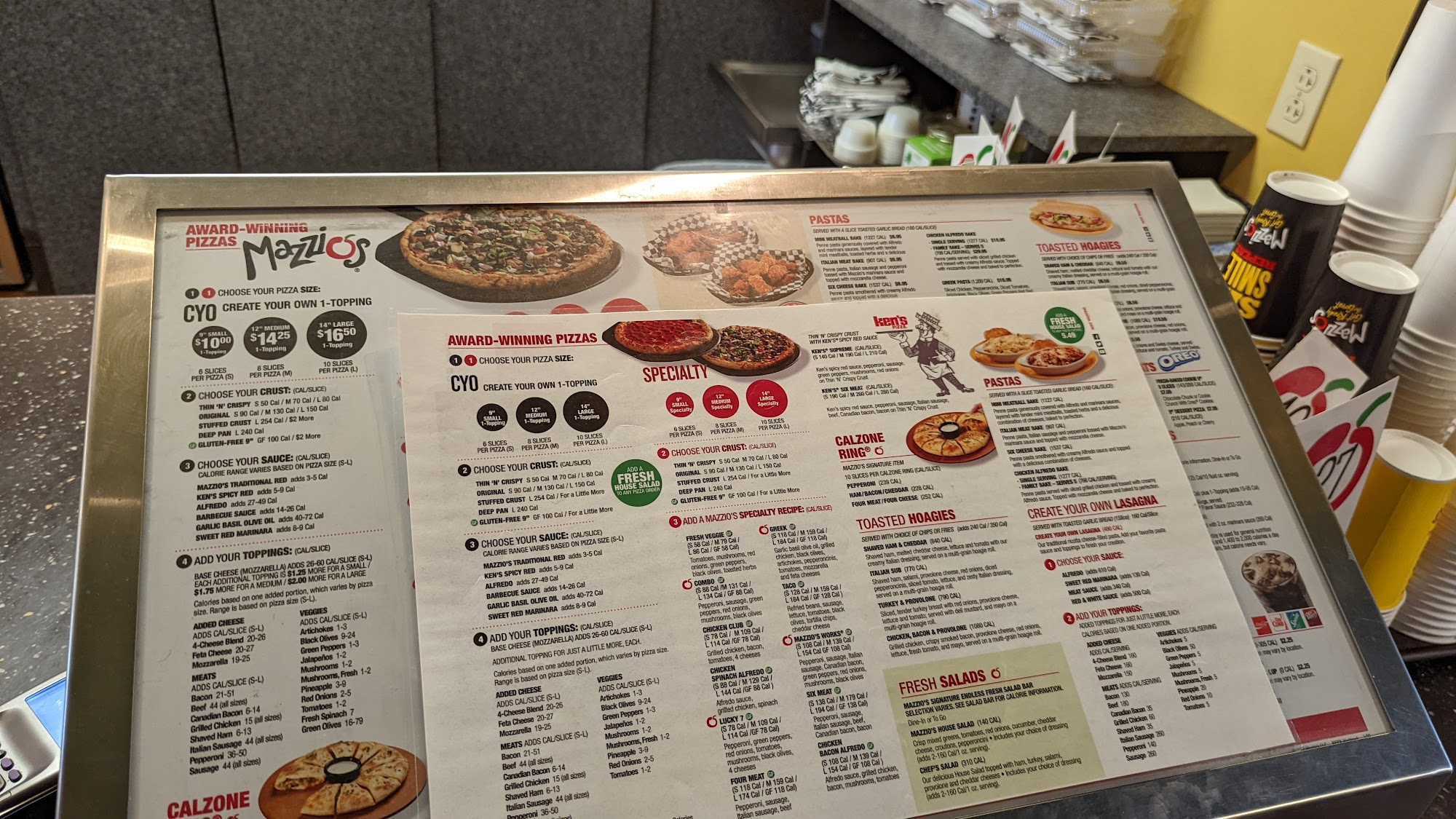 Mazzio’s Pizza & Wings Menu