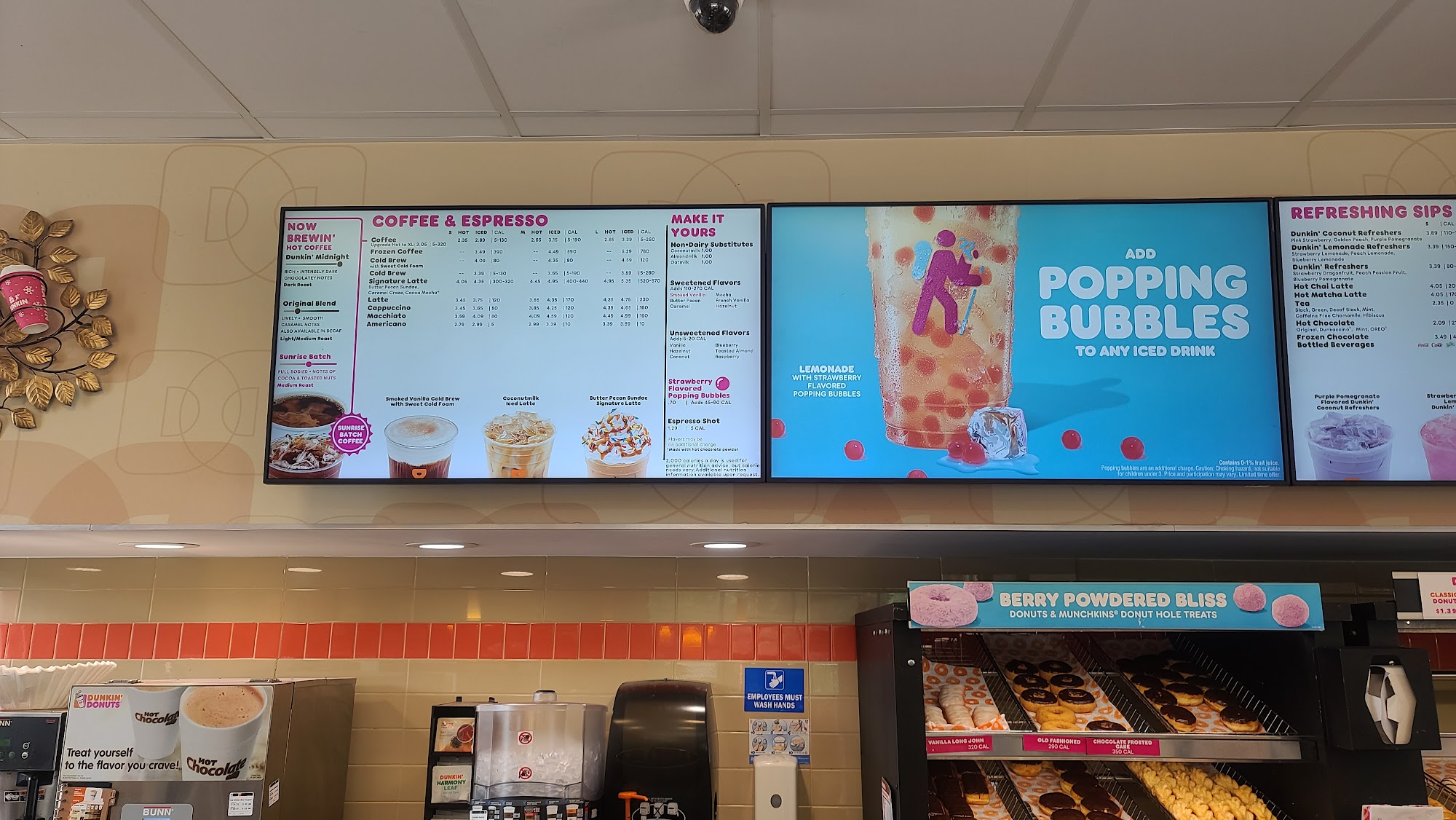 Dunkin' Menu
