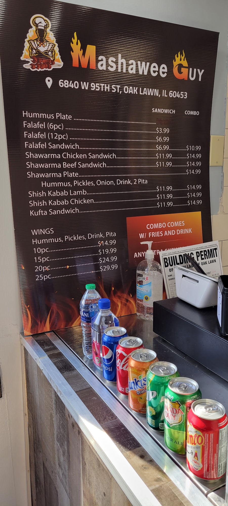 Mashawee Guy Menu