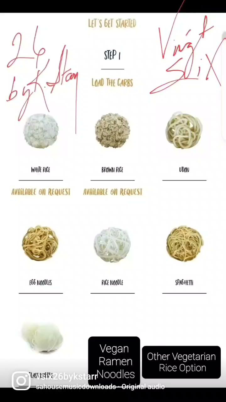 Vinǵt-Six Food, Drinks + Entertainment 26 by K.Starr Menu