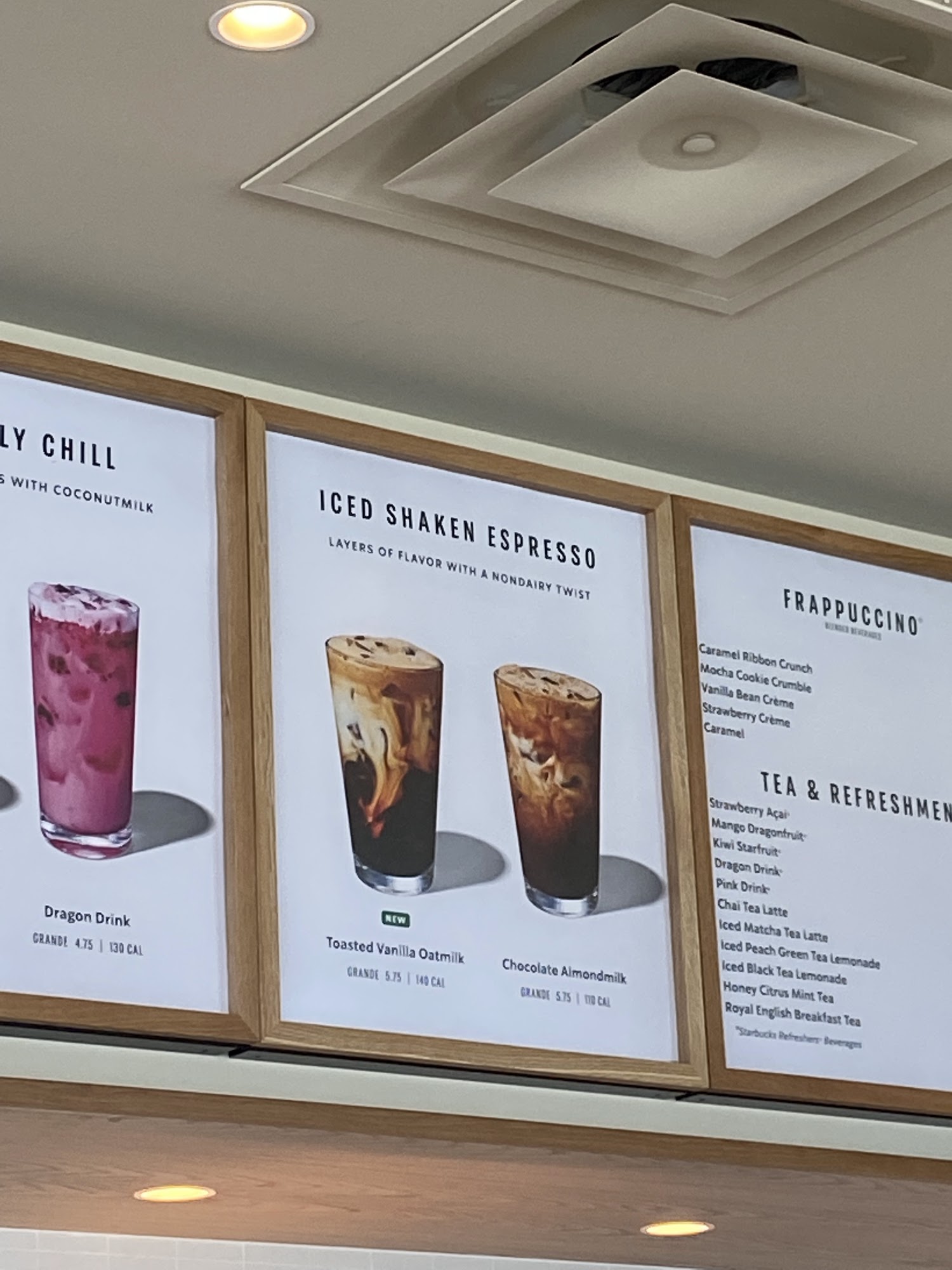Starbucks Menu