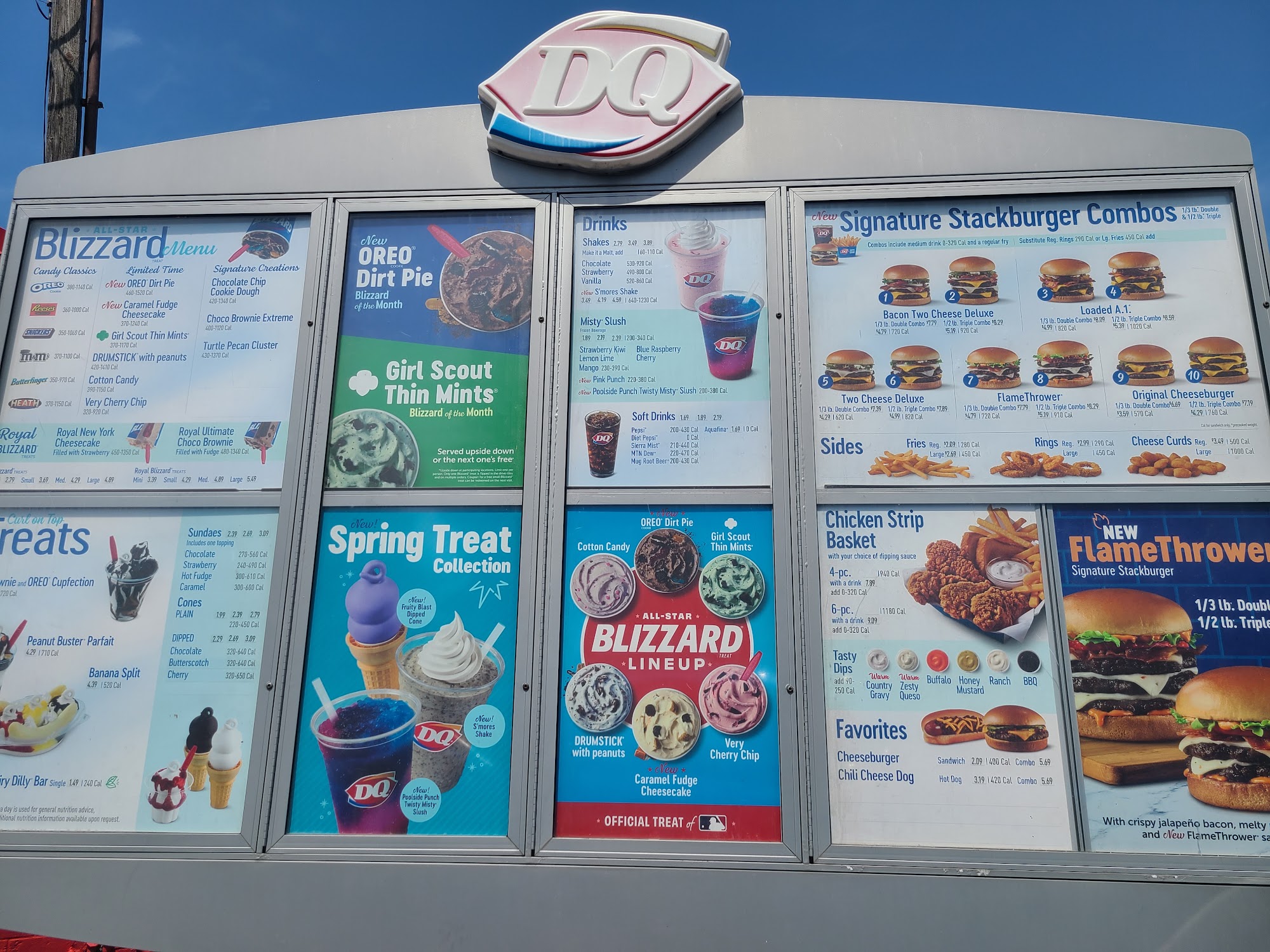 Dairy Queen Menu