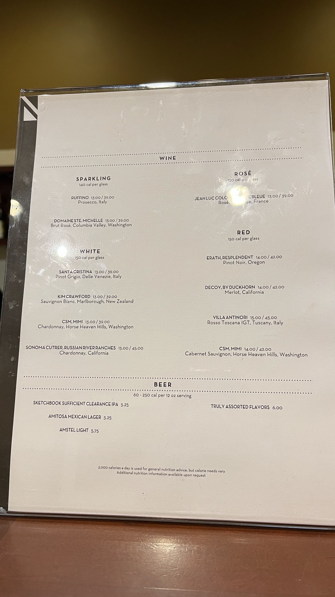 Nordstrom Cafe Old Orchard Menu
