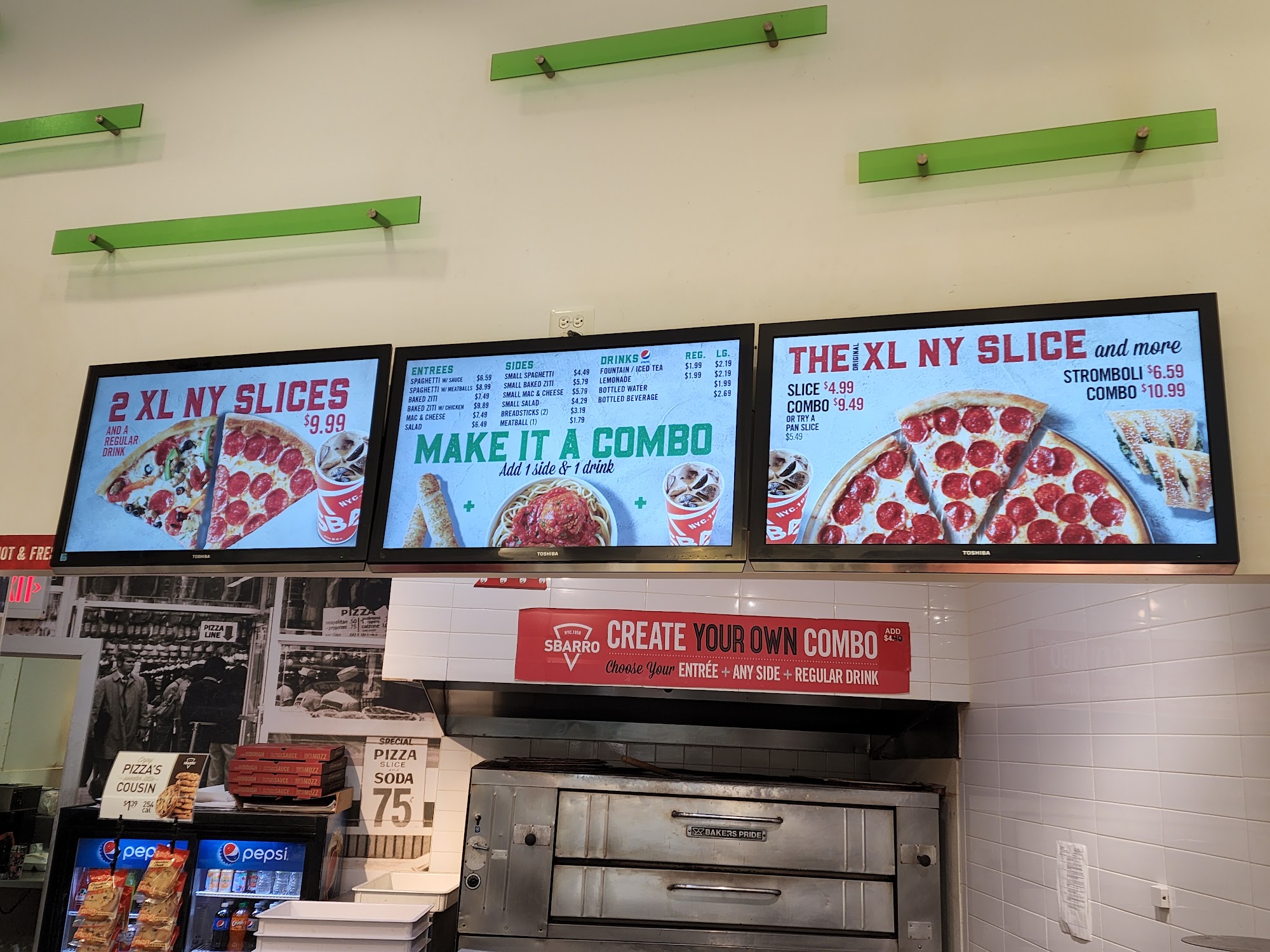 Sbarro Menu