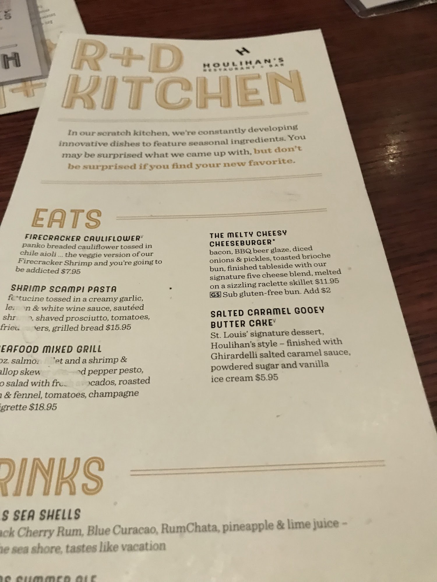 Houlihan's Menu