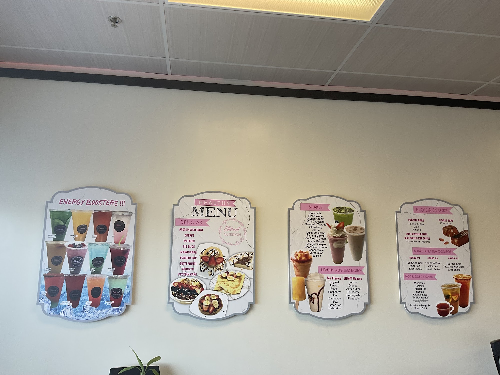 Elkhart Nutrition Menu