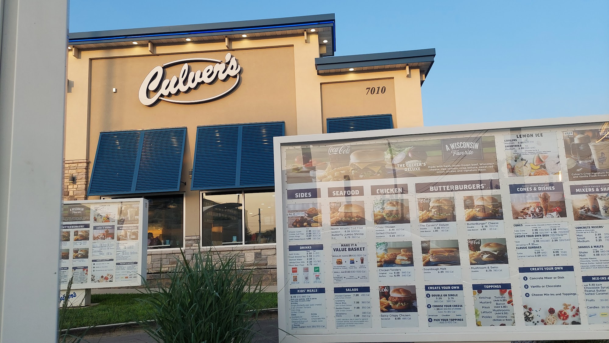 Culver’s Menu