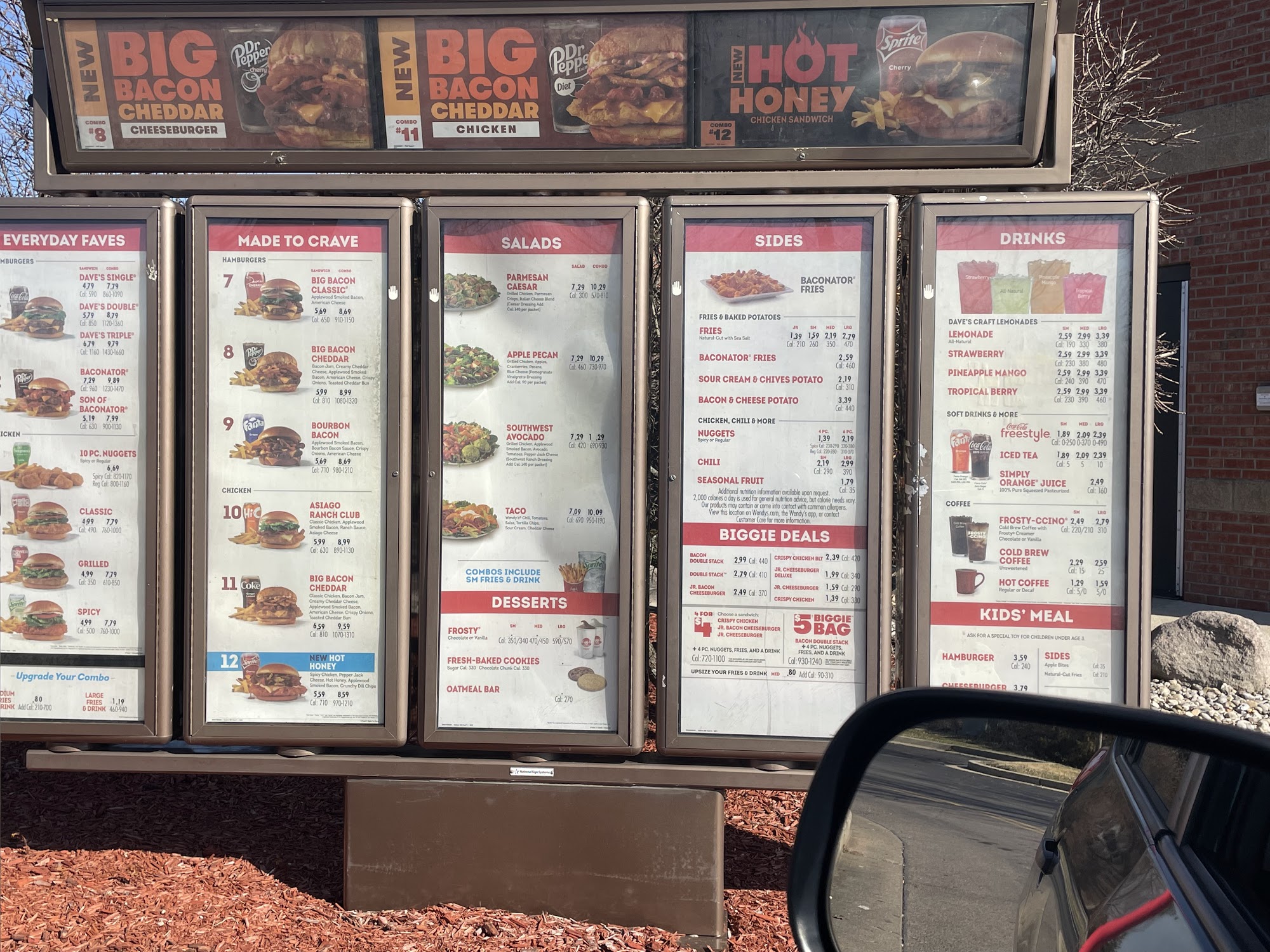 Wendy's Menu