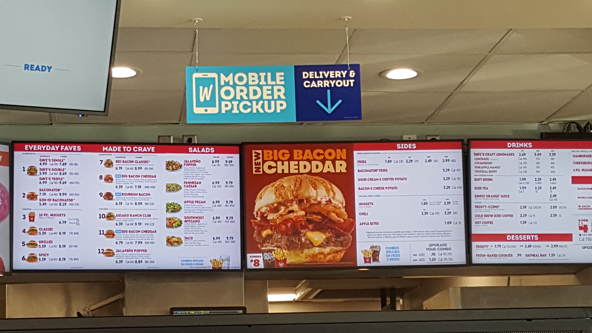 Wendy's Menu