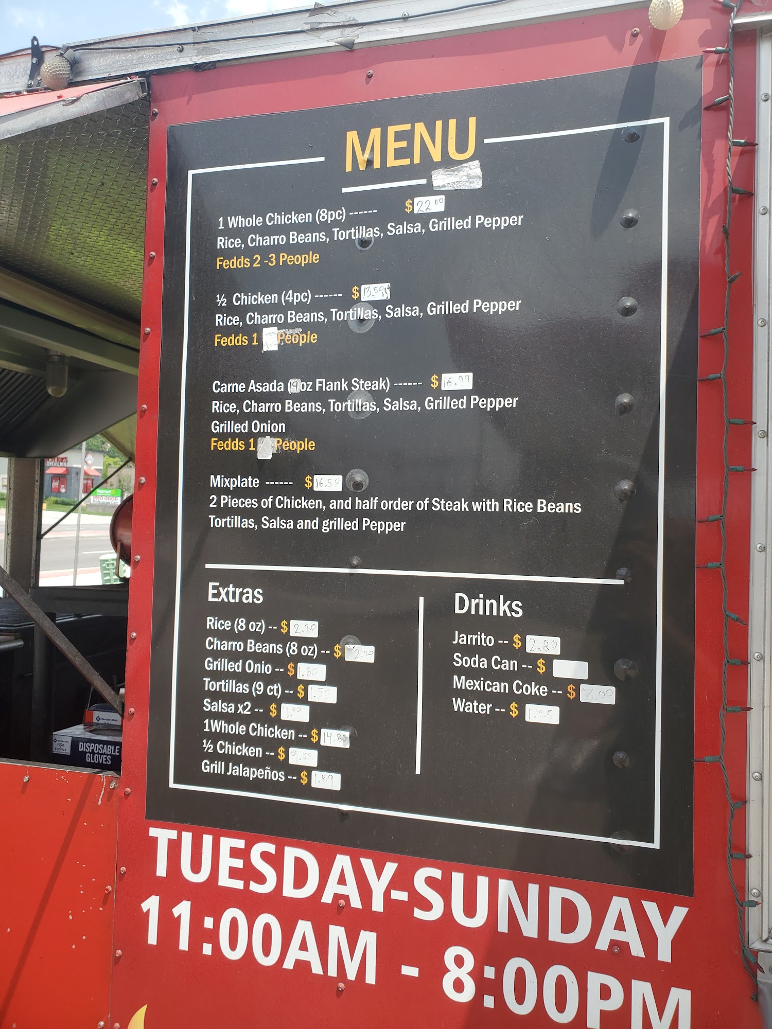 Patron Pollo Shawnee Menu