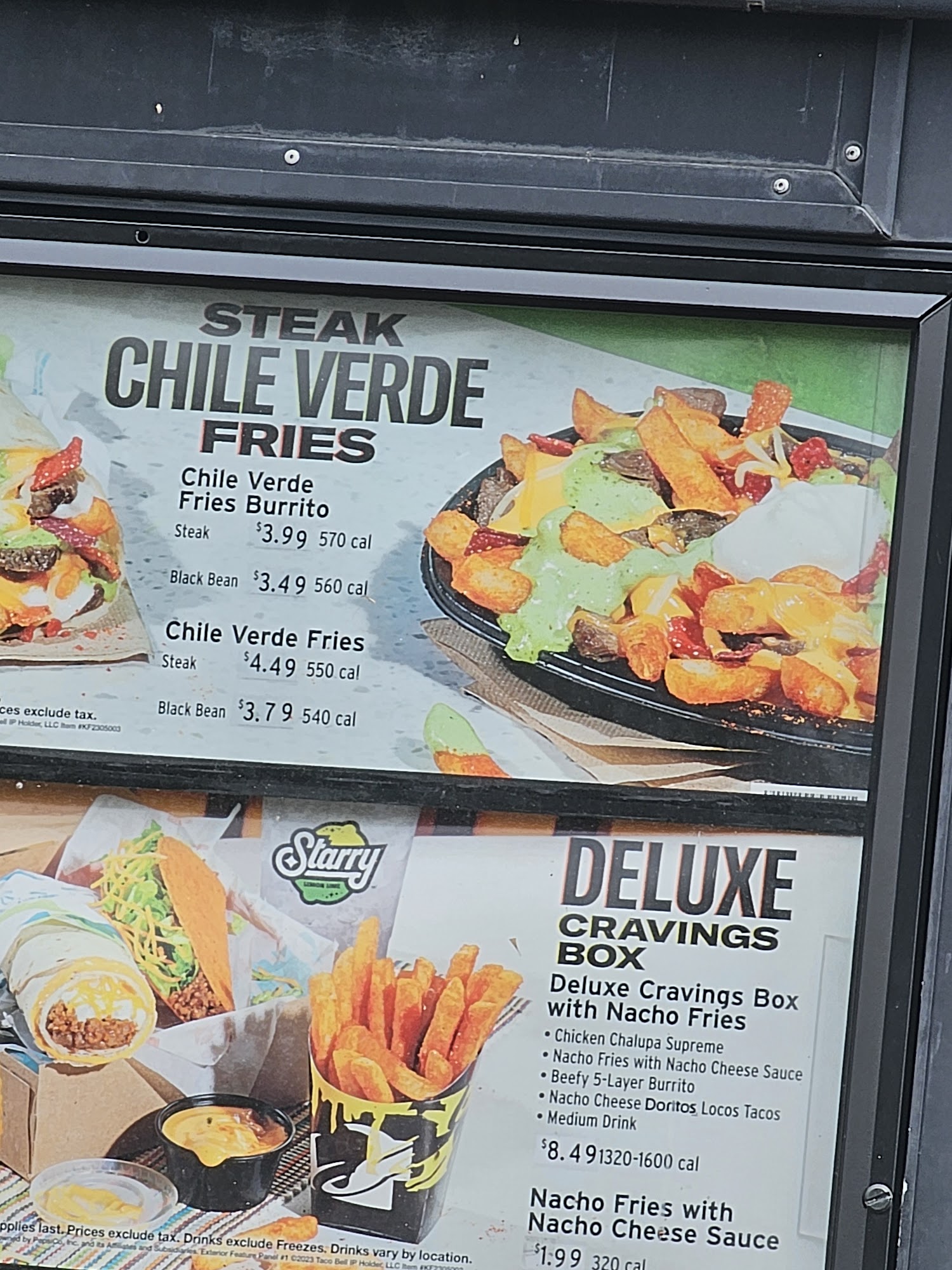 Taco Bell Menu