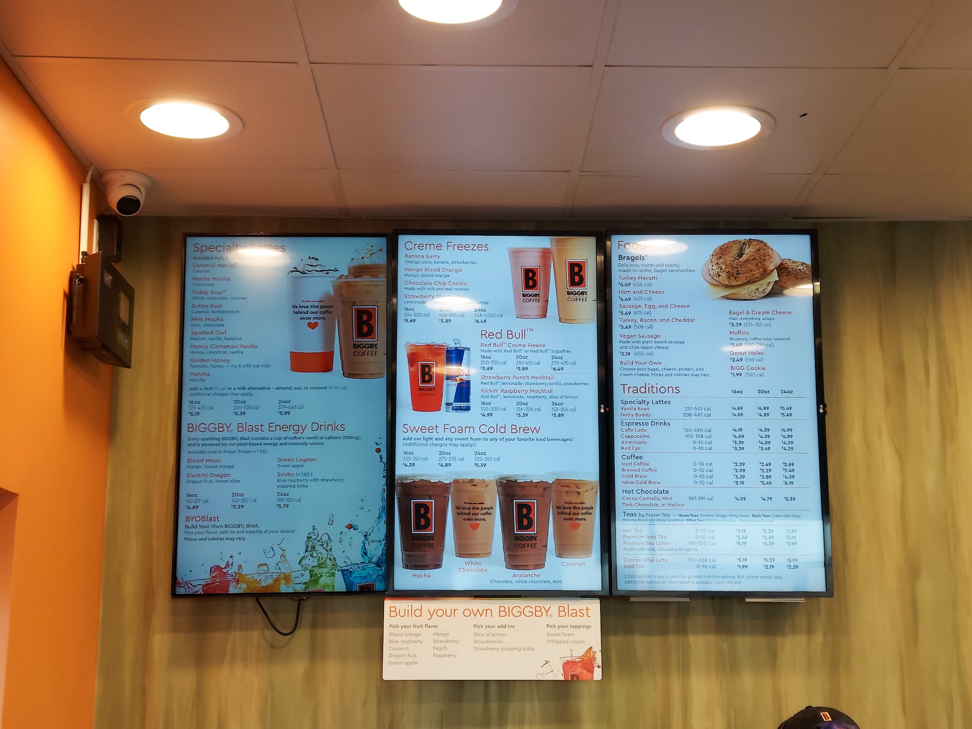 BIGGBY COFFEE Menu