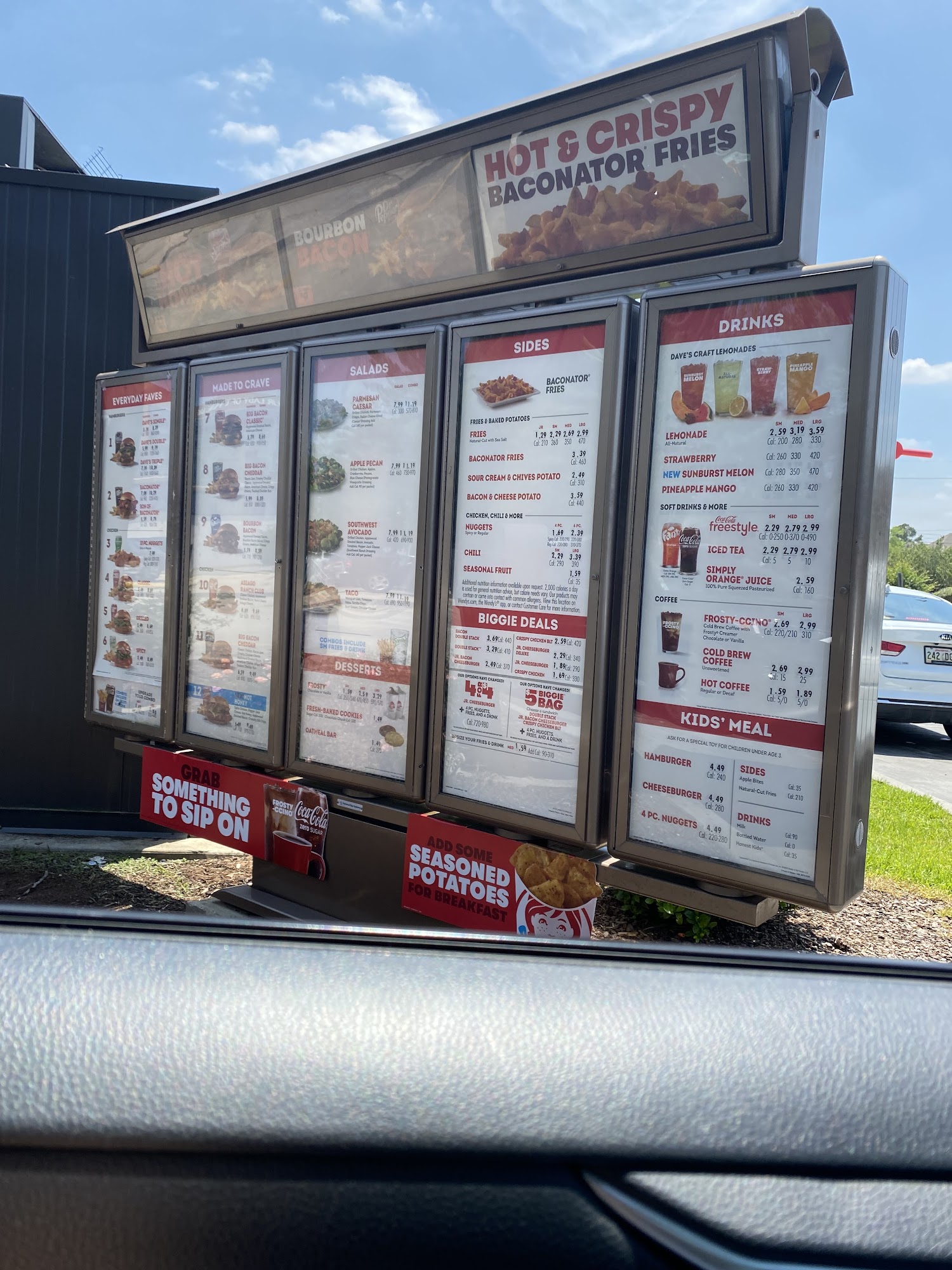 Wendy's Menu