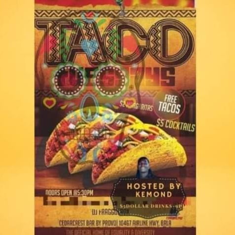 CEDARCREST BAR BY PROVO Menu