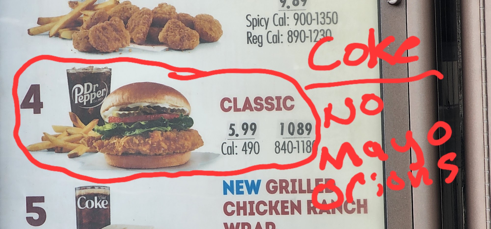 Wendy's Menu