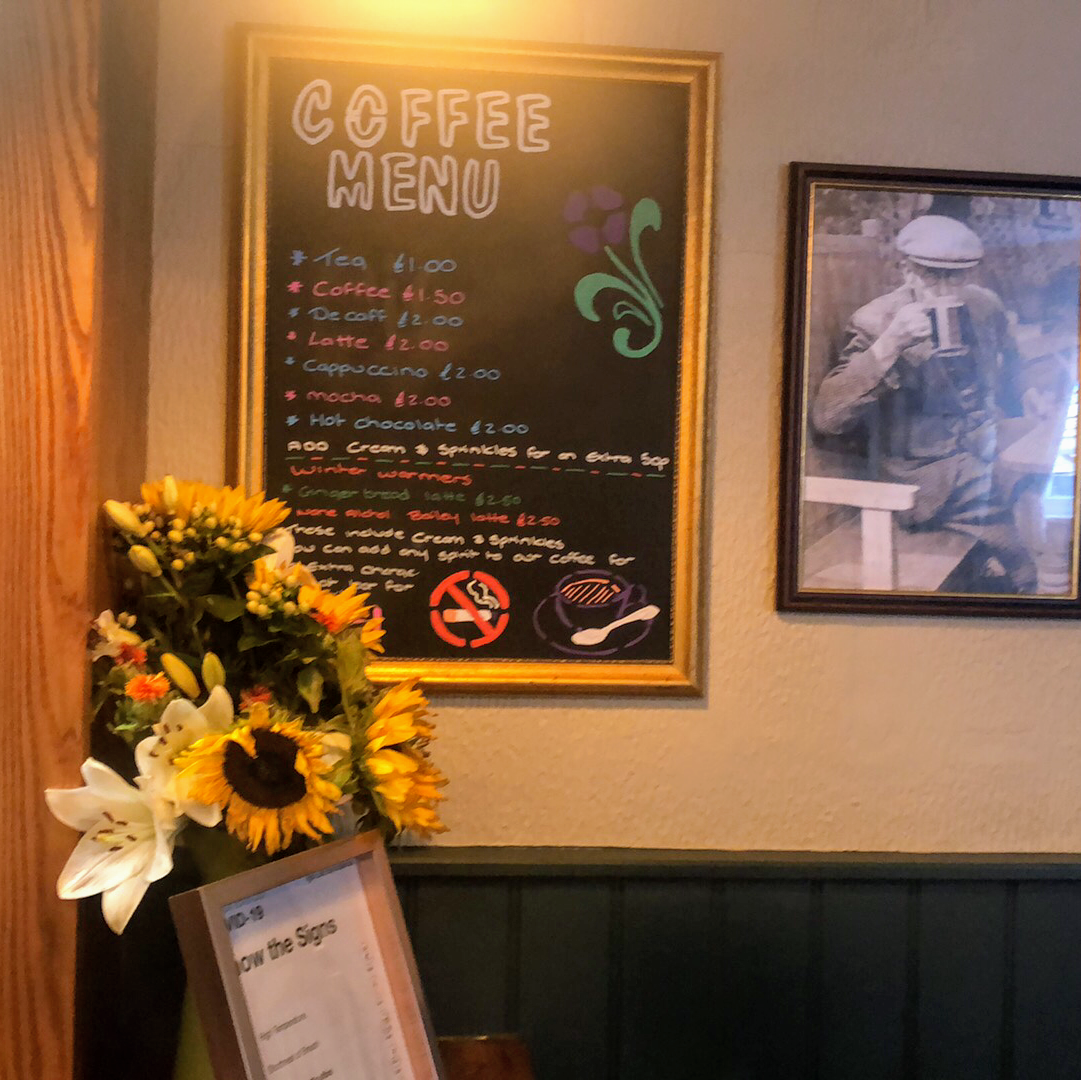 The Kings Arms Whitwick Menu