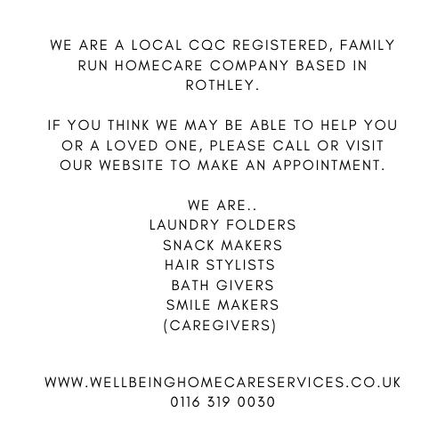 Wellbeing Homecare Services Leicestershire
