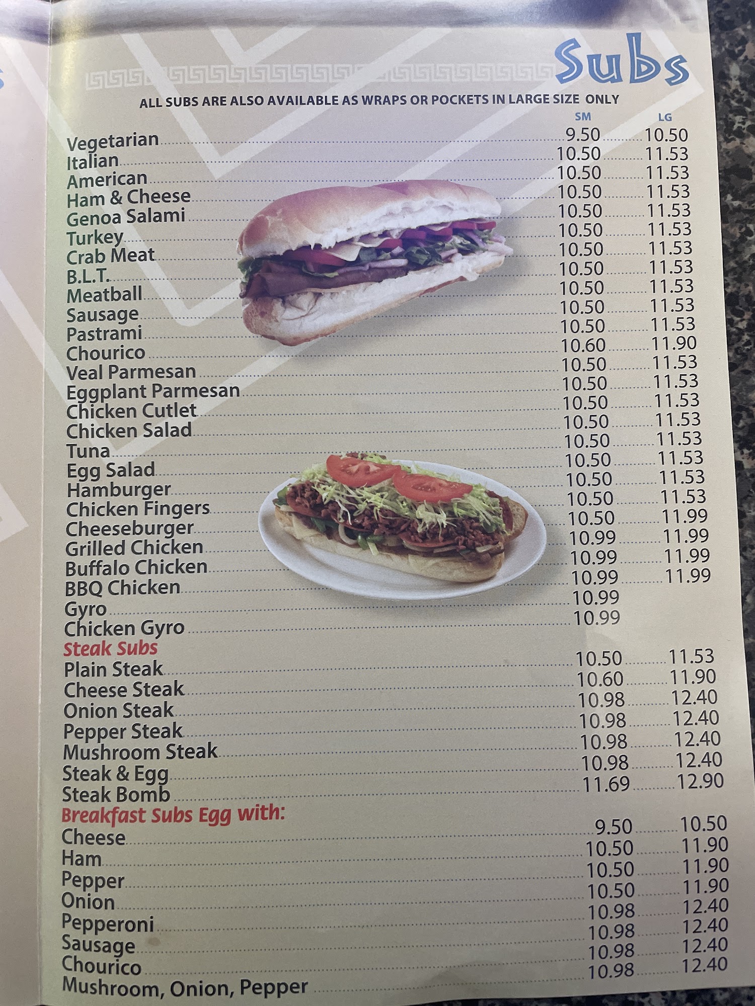 Pizza Time Fallrive Menu