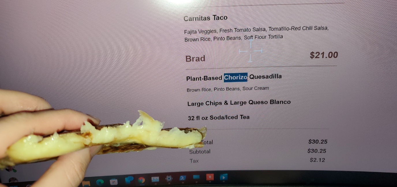 Chipotle Mexican Grill Menu