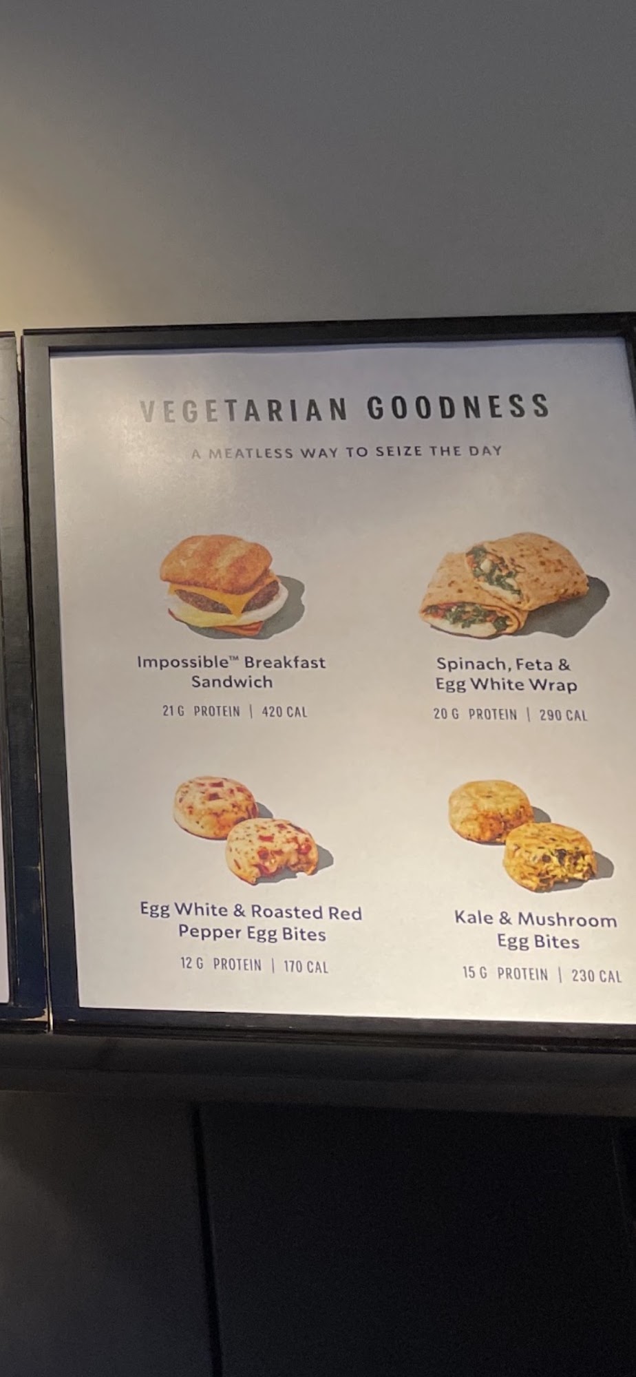 Starbucks Menu