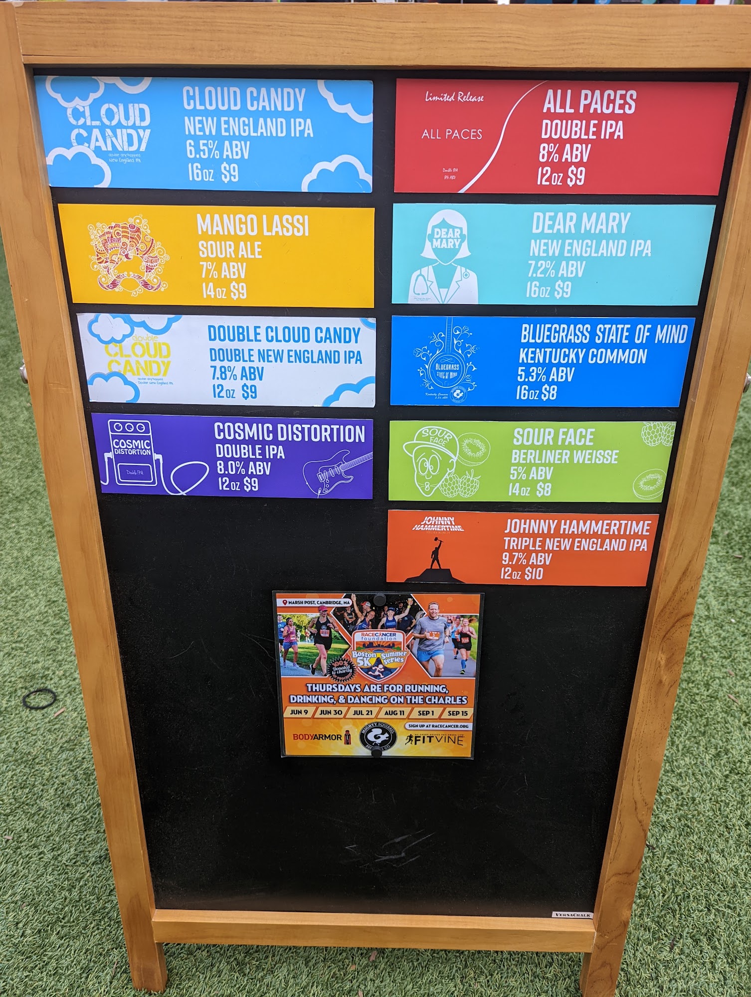 Mighty Squirrel Biergarten - Arsenal Yards Menu