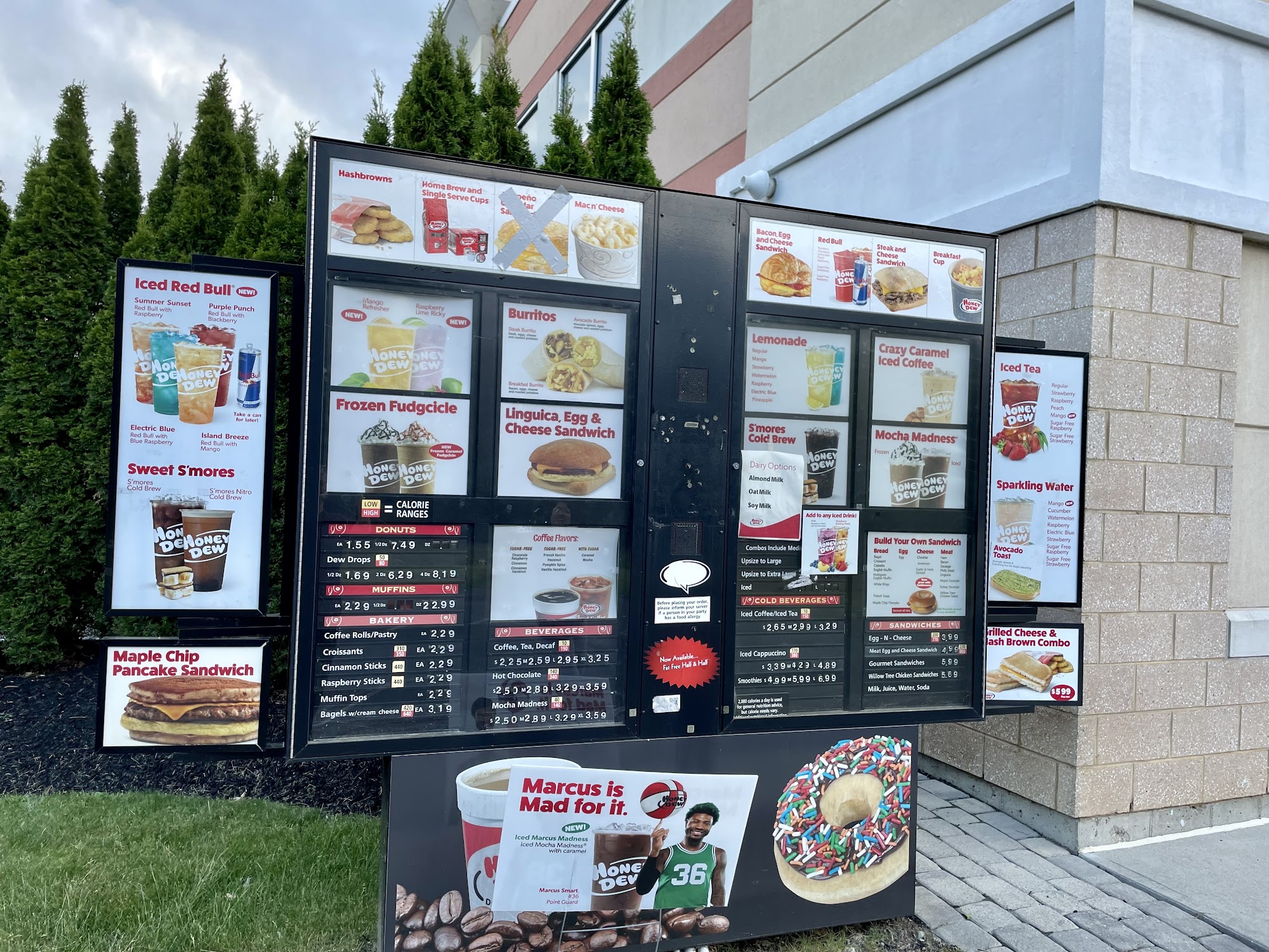 Honey Dew Donuts Menu