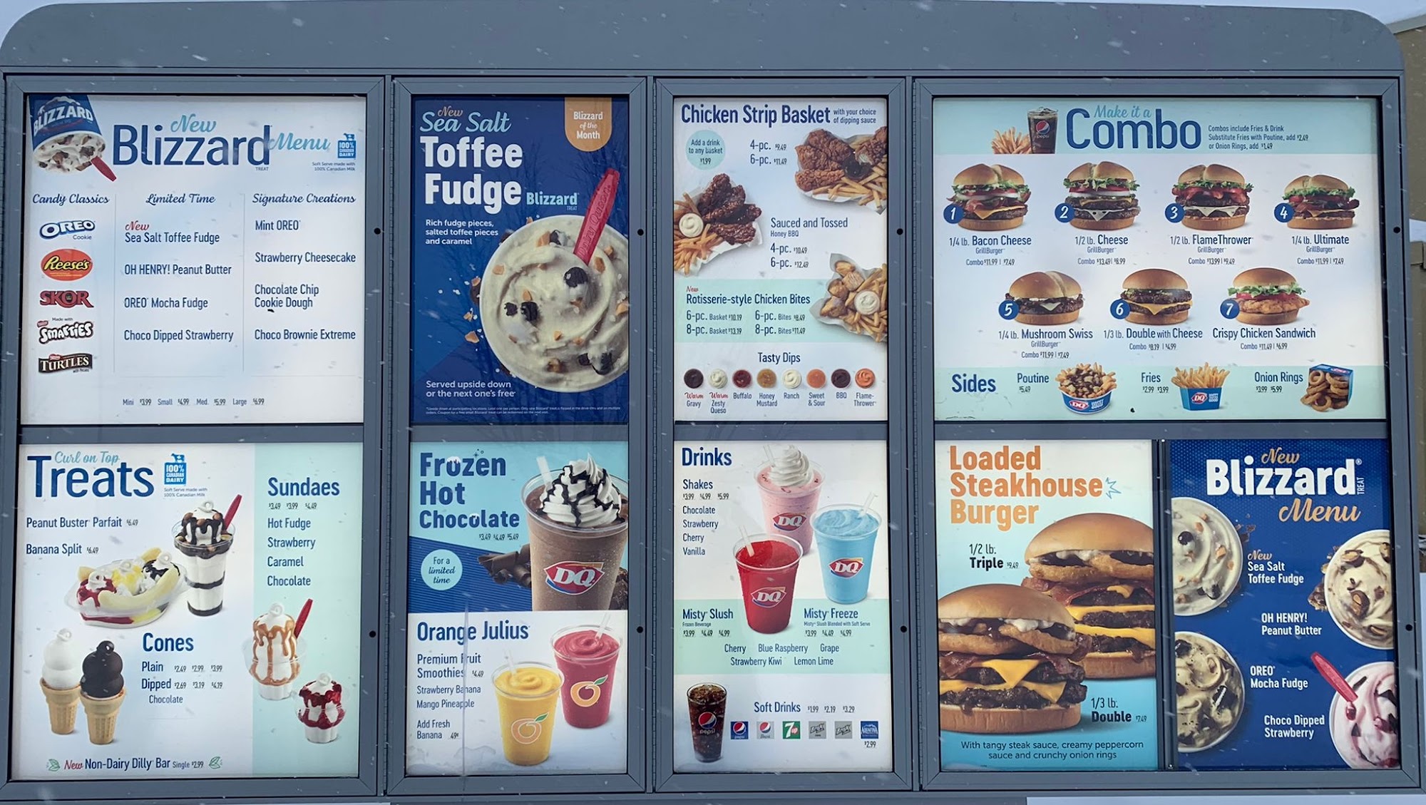 Dairy Queen Menu