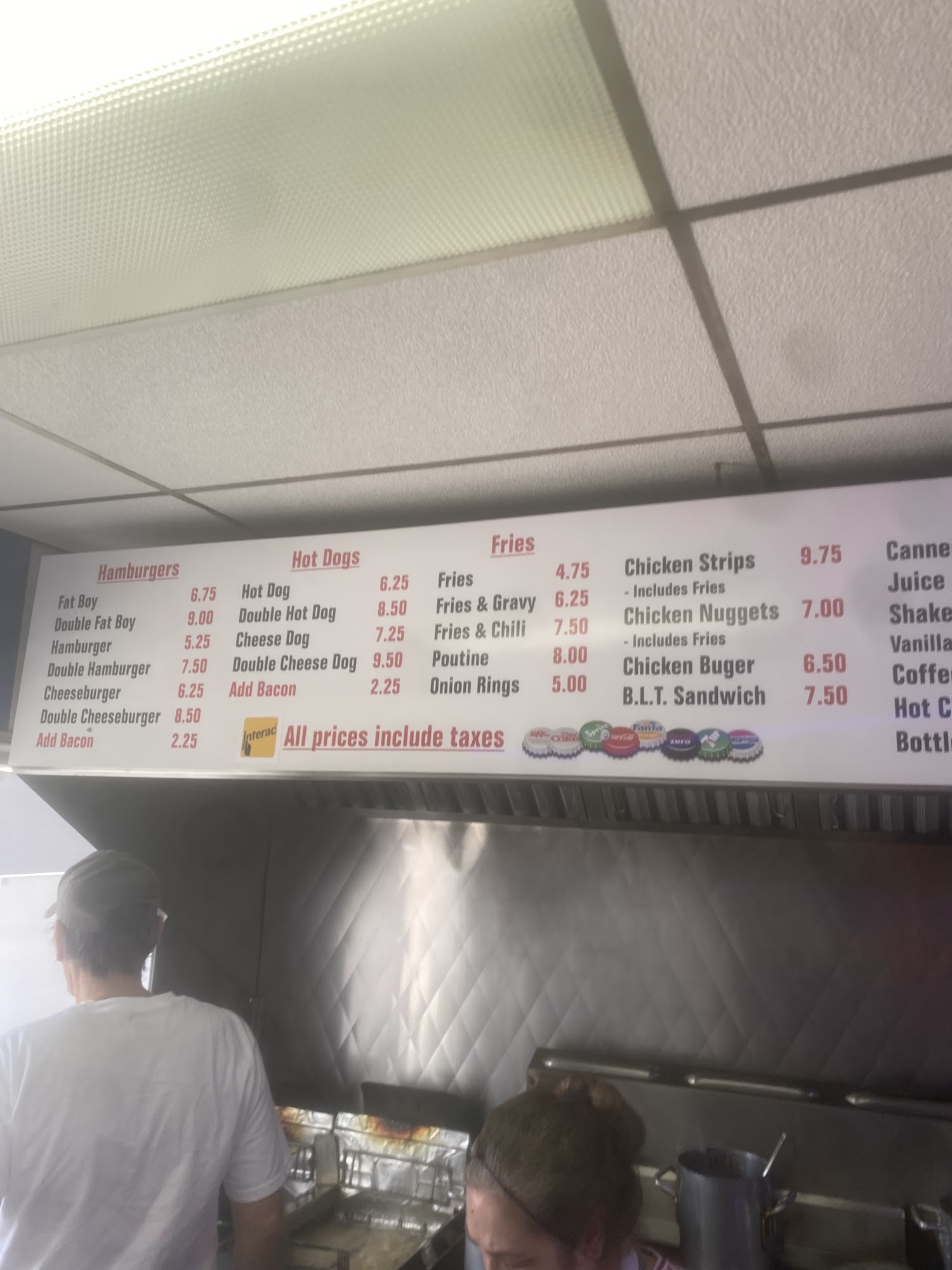 Angelo's Chip Shop Menu