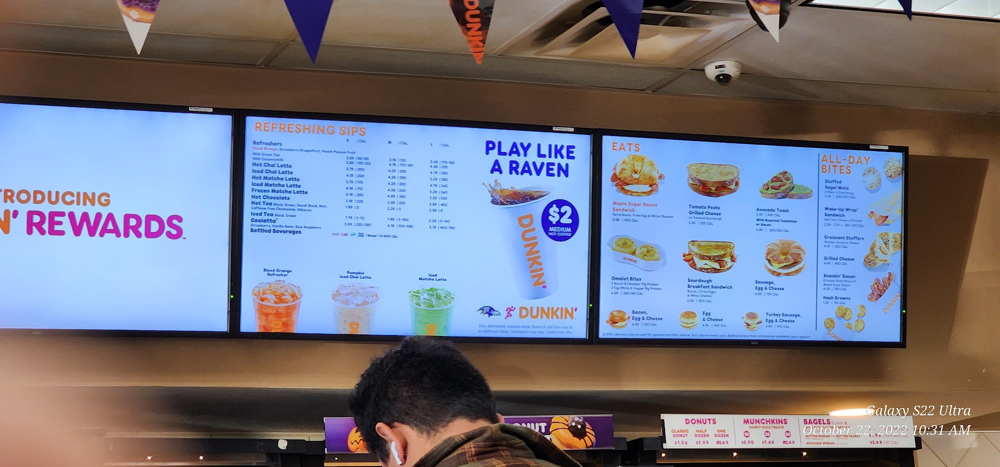 Dunkin' Menu